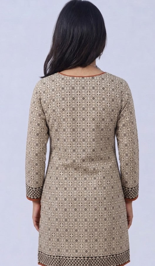 Women Pure Cotton Printed Short Kurti Tunics