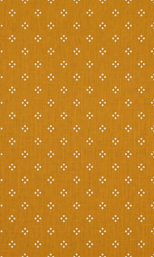 Mustard Bandhani Print Straight Short Kurti