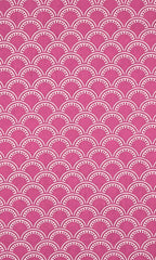 Pink Scallop Printed Straight Kurti