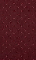 Wine Printed V-Neck Short Kurti