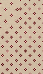 beige and maroon printed short kurti